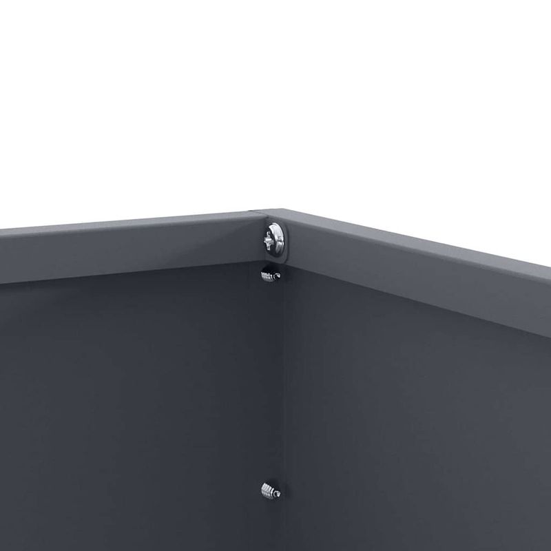 Casa si Gradina - Gradina si terasa - Garduri, panouri si accesorii - Margine pentru gazon Antracit 60 x 60 x 13 cm Otel - Infinity.ro