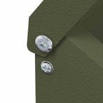 Petshop - Accesorii petshop - Castroane si adapatori - Feeder pentru pui Verde masliniu 21 x 16 x 33 cm - Infinity.ro