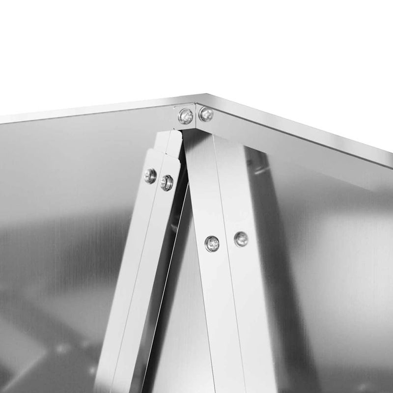 Casa si Gradina - Gradinarit si plante - Plante si ghivece - Ghivece si suporturi - Jardiniera 2 pcs Argintiu 30 x 30 x 75 cm Otel Galvanizat - Infinity.ro