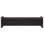 Petshop - Accesorii petshop - Castroane si adapatori - Jgheab pentru hranirea animalelor Negru 108 x 50 x 28 cm - Infinity.ro