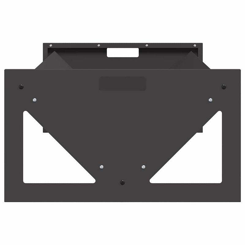 Petshop - Accesorii petshop - Castroane si adapatori - Jgheab pentru hranirea animalelor Negru 108 x 50 x 28 cm - Infinity.ro