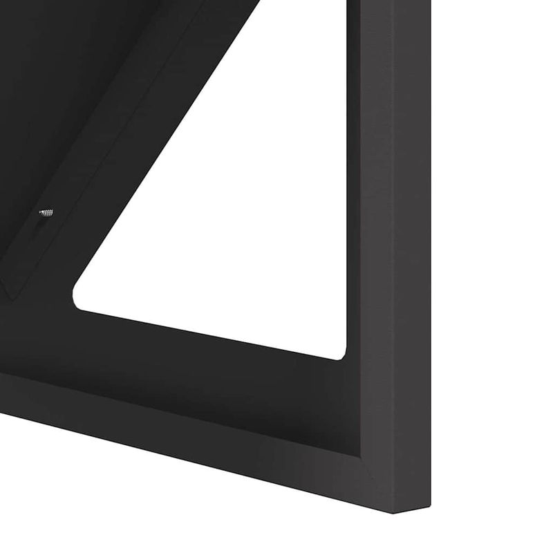 Petshop - Accesorii petshop - Castroane si adapatori - Jgheab pentru hranirea animalelor Negru 108 x 50 x 28 cm - Infinity.ro