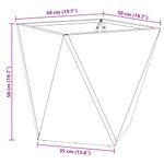 Casa si Gradina - Gradinarit si plante - Plante si ghivece - Ghivece si suporturi - Jardiniera 2 pcs Argintiu 50 x 50 x 50 cm Otel inoxidabil - Infinity.ro