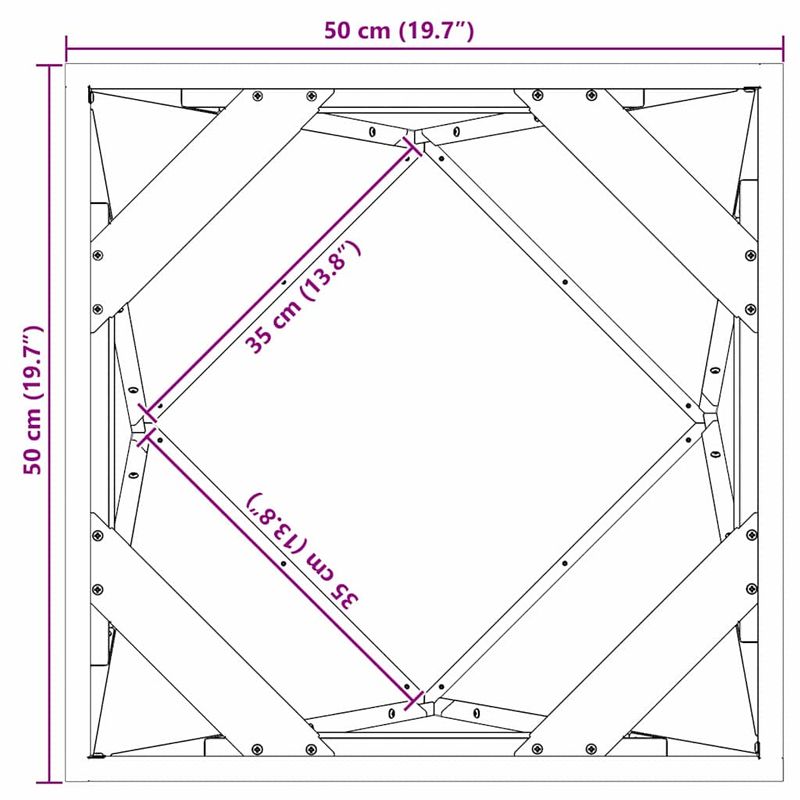 Casa si Gradina - Gradinarit si plante - Plante si ghivece - Ghivece si suporturi - Jardiniera 2 pcs Argintiu 50 x 50 x 50 cm Otel inoxidabil - Infinity.ro