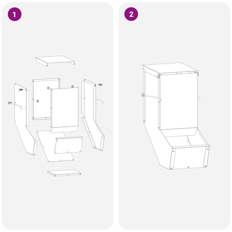 Petshop - Accesorii petshop - Castroane si adapatori - Urmarire pentru iepuri Verde masliniu 17.5 x 26 x 28.5 cm - Infinity.ro