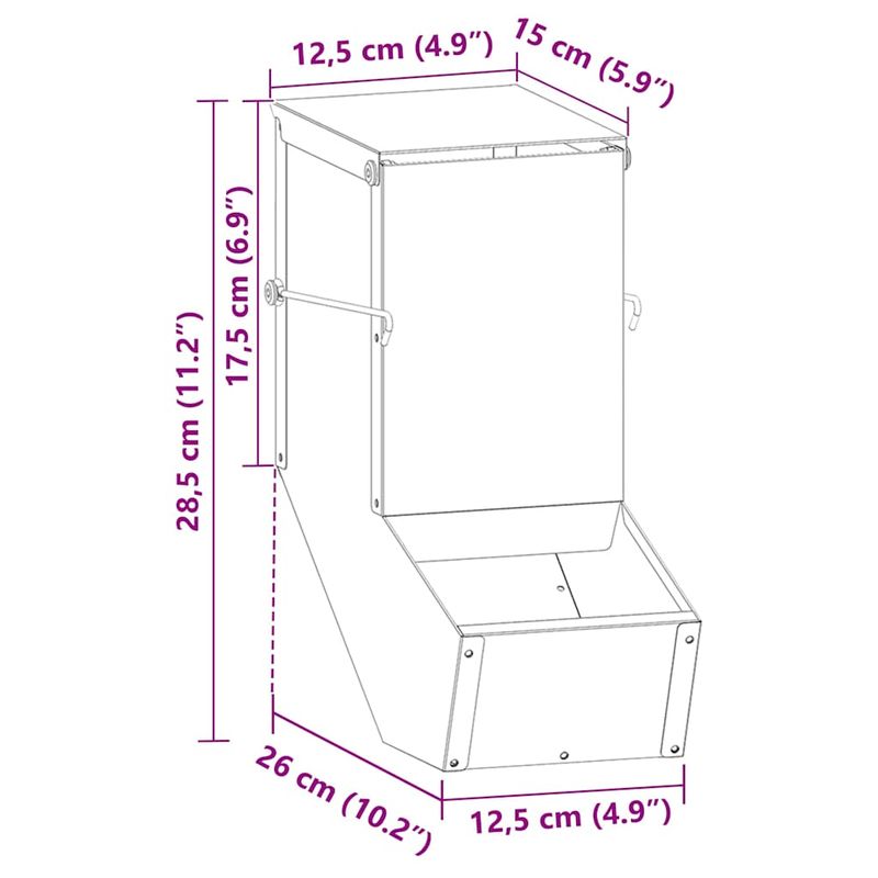 Petshop - Accesorii petshop - Castroane si adapatori - Urmarire pentru iepuri Verde masliniu 17.5 x 26 x 28.5 cm - Infinity.ro