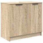 Casa si Gradina - Mobilier - Mobilier baie - Corpuri baie - Dulap de Baie Stejar Sonoma 64,5 x 33,5 x 59 cm Lemn compozit - Infinity.ro