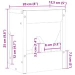 Petshop - Accesorii petshop - Castroane si adapatori - Urmarire pentru iepuri Argintiu 20 x 12,5 x 25 cm - Infinity.ro