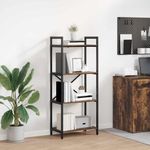 Casa si Gradina - Mobilier - Biblioteci si rafturi - Biblioteci - Raft pentru carti Stejar fumuriu 56 x 34 x 133,5 cm - Infinity.ro