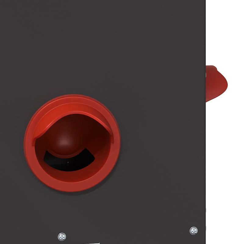 Petshop - Accesorii petshop - Castroane si adapatori - Feeder pentru pui Negru 60.5 x 29 x 51 cm Otel Laminat la Rece - Infinity.ro