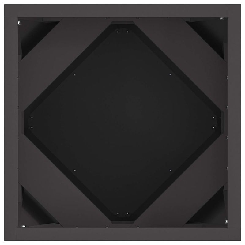 Casa si Gradina - Gradinarit si plante - Plante si ghivece - Ghivece si suporturi - Jardiniera Negru 30 x 30 x 30 cm Otel - Infinity.ro