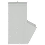 Petshop - Accesorii petshop - Castroane si adapatori - Feeder pentru pui Argintiu 20 x 25 x 35 cm Otel Galvanizat - Infinity.ro