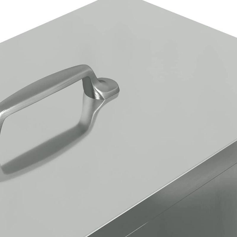 Petshop - Accesorii petshop - Castroane si adapatori - Feeder pentru pui Argintiu 20 x 25 x 35 cm Otel Galvanizat - Infinity.ro