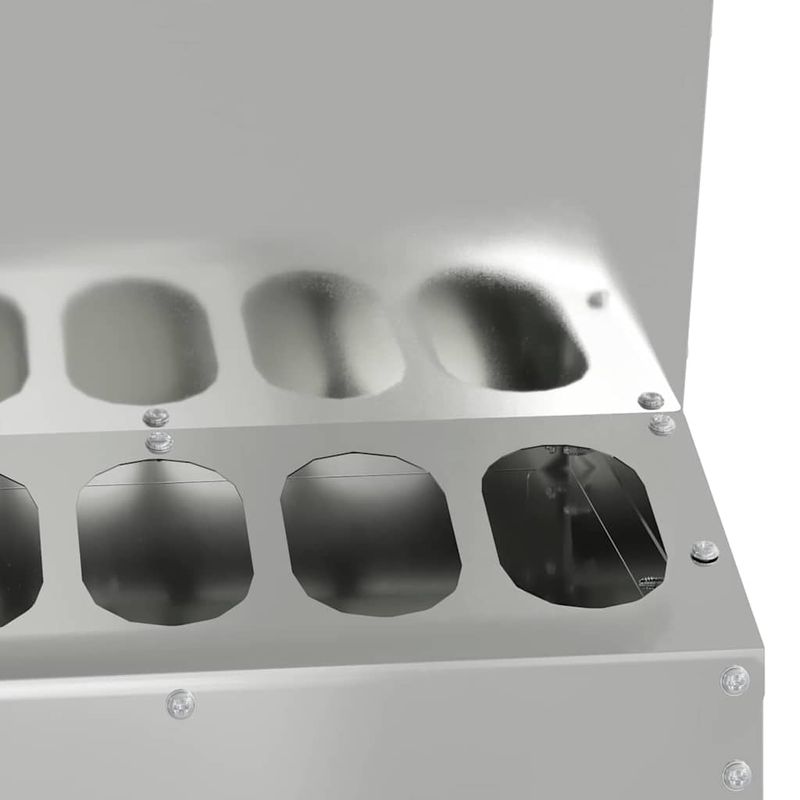 Petshop - Accesorii petshop - Castroane si adapatori - Feeder pentru pui Argintiu 30 x 30 x 39 cm Otel Galvanizat - Infinity.ro