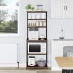 Casa si Gradina - Mobilier - Biblioteci si rafturi - Biblioteci - Raft de bucatarie Lemn Vechi 60 x 40 x 168 cm Lemn compozit - Infinity.ro