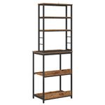 Casa si Gradina - Mobilier - Biblioteci si rafturi - Biblioteci - Raft de bucatarie Lemn Vechi 60 x 40 x 168 cm Lemn compozit - Infinity.ro