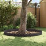 Casa si Gradina - Gradina si terasa - Garduri, panouri si accesorii - Borduri pentru gazon 30 pcs Negru 103 x 0,05 x 22 cm Otel - Infinity.ro