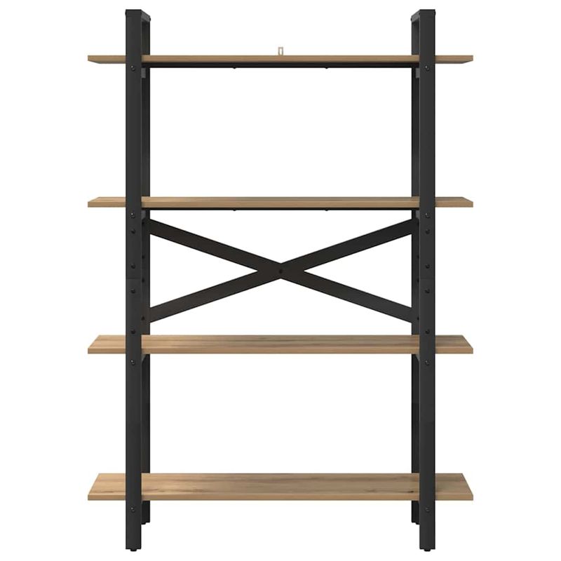 Casa si Gradina - Mobilier - Biblioteci si rafturi - Biblioteci - Raft pentru carti Stejar Artizanal 100 x 33,5 x 140 cm - Infinity.ro