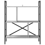 Casa si Gradina - Mobilier - Biblioteci si rafturi - Biblioteci - Raft pentru carti Gri Sonoma 75 x 30 x 91 cm Lemn compozit - Infinity.ro