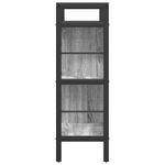 Casa si Gradina - Mobilier - Biblioteci si rafturi - Biblioteci - Raft pentru carti Gri Sonoma 75 x 30 x 91 cm Lemn compozit - Infinity.ro
