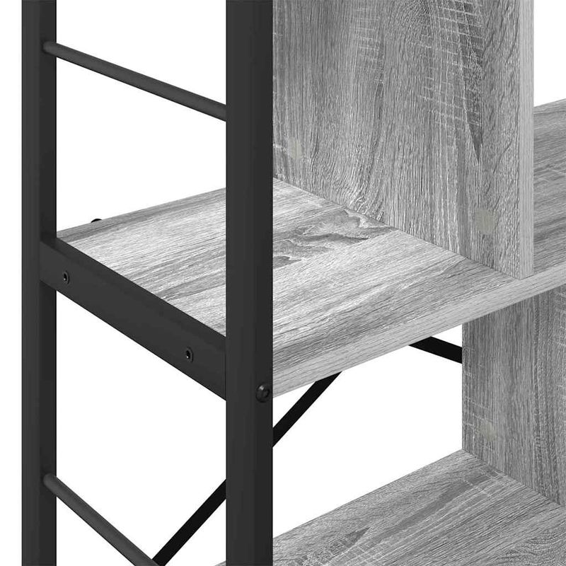 Casa si Gradina - Mobilier - Biblioteci si rafturi - Biblioteci - Raft pentru carti Gri Sonoma 75 x 30 x 91 cm Lemn compozit - Infinity.ro