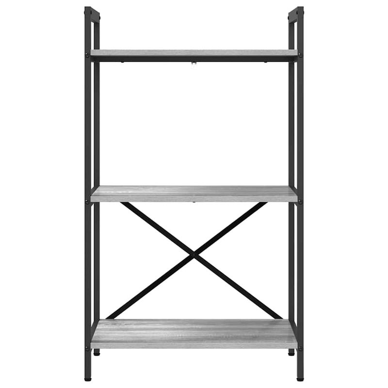 Casa si Gradina - Mobilier - Biblioteci si rafturi - Biblioteci - Raft pentru carti Gri Sonoma 56 x 34 x 96 cm Lemn compozit - Infinity.ro