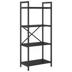 Casa si Gradina - Mobilier - Biblioteci si rafturi - Biblioteci - Raft pentru carti Stejar Negru 56 x 34 x 133,5 cm Lemn compozit - Infinity.ro