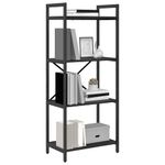 Casa si Gradina - Mobilier - Biblioteci si rafturi - Biblioteci - Raft pentru carti Stejar Negru 56 x 34 x 133,5 cm Lemn compozit - Infinity.ro