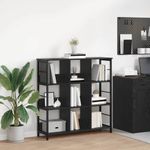Casa si Gradina - Mobilier - Biblioteci si rafturi - Biblioteci - Raft pentru carti Stejar Negru 102 x 32 x 104,5 cm - Infinity.ro