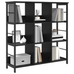 Casa si Gradina - Mobilier - Biblioteci si rafturi - Biblioteci - Raft pentru carti Stejar Negru 102 x 32 x 104,5 cm - Infinity.ro