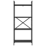 Casa si Gradina - Mobilier - Biblioteci si rafturi - Biblioteci - Raft pentru carti Stejar Negru 56 x 34 x 133,5 cm Lemn compozit - Infinity.ro