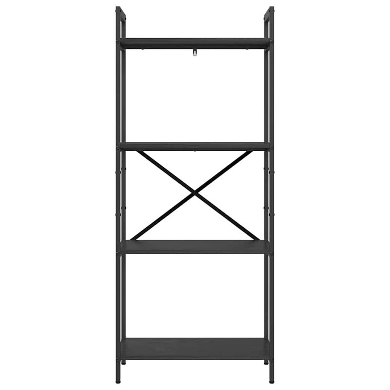 Casa si Gradina - Mobilier - Biblioteci si rafturi - Biblioteci - Raft pentru carti Stejar Negru 56 x 34 x 133,5 cm Lemn compozit - Infinity.ro