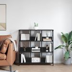 Casa si Gradina - Mobilier - Biblioteci si rafturi - Biblioteci - Raft pentru carti Stejar Negru 102 x 32 x 104,5 cm - Infinity.ro