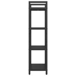 Casa si Gradina - Mobilier - Biblioteci si rafturi - Biblioteci - Raft pentru carti Stejar Negru 56 x 34 x 133,5 cm Lemn compozit - Infinity.ro