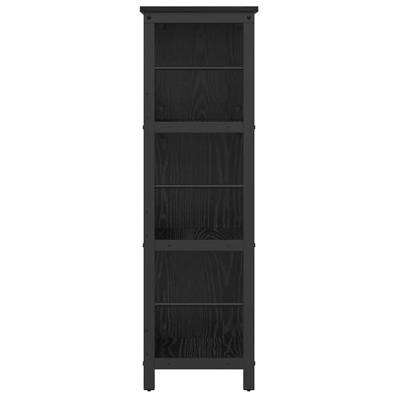 Casa si Gradina - Mobilier - Biblioteci si rafturi - Biblioteci - Raft pentru carti Stejar Negru 102 x 32 x 104,5 cm - Infinity.ro