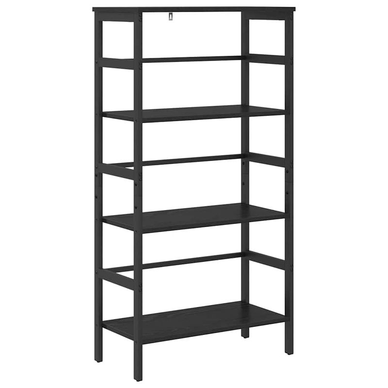Casa si Gradina - Mobilier - Biblioteci si rafturi - Biblioteci - Raft pentru carti Stejar Negru 60 x 29,5 x 115 cm Lemn compozit - Infinity.ro