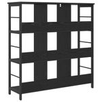 Casa si Gradina - Mobilier - Biblioteci si rafturi - Biblioteci - Raft pentru carti Stejar Negru 102 x 32 x 104,5 cm - Infinity.ro