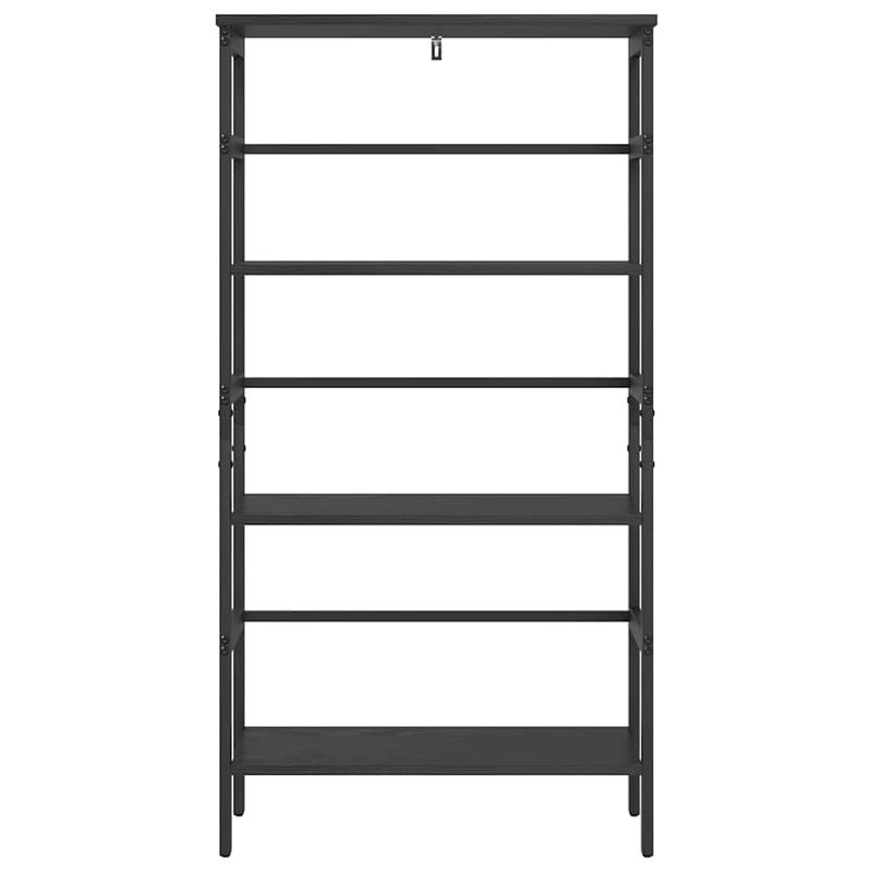 Casa si Gradina - Mobilier - Biblioteci si rafturi - Biblioteci - Raft pentru carti Stejar Negru 60 x 29,5 x 115 cm Lemn compozit - Infinity.ro
