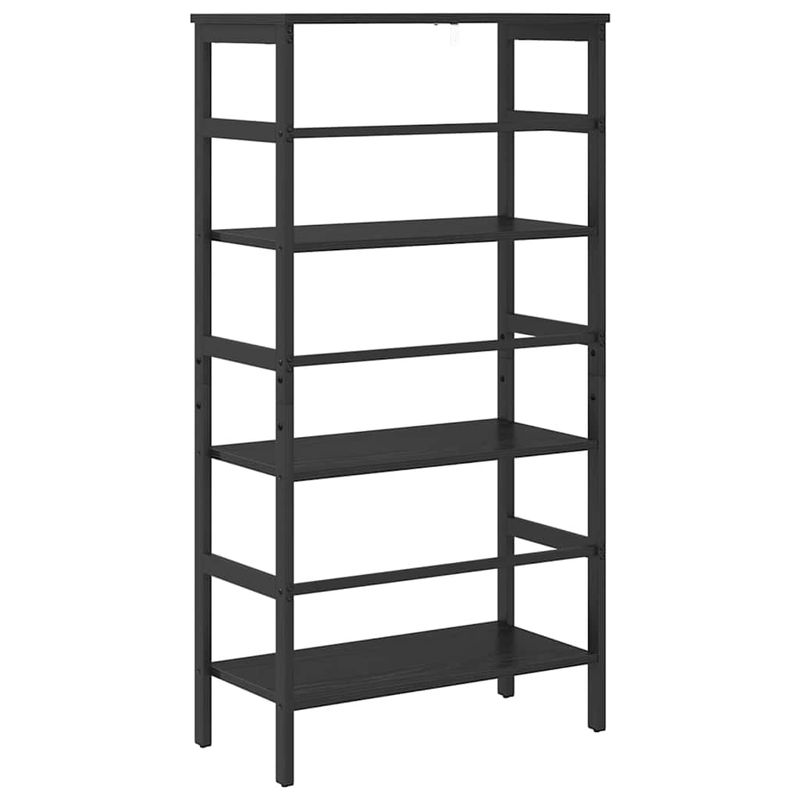 Casa si Gradina - Mobilier - Biblioteci si rafturi - Biblioteci - Raft pentru carti Stejar Negru 60 x 29,5 x 115 cm Lemn compozit - Infinity.ro