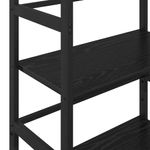 Casa si Gradina - Mobilier - Biblioteci si rafturi - Biblioteci - Raft pentru carti Stejar Negru 60 x 29,5 x 115 cm Lemn compozit - Infinity.ro