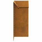 Casa si Gradina - Gradina si terasa - Garduri, panouri si accesorii - Gard pentru melci Ruginit 10 x 10 x 25 cm - Infinity.ro