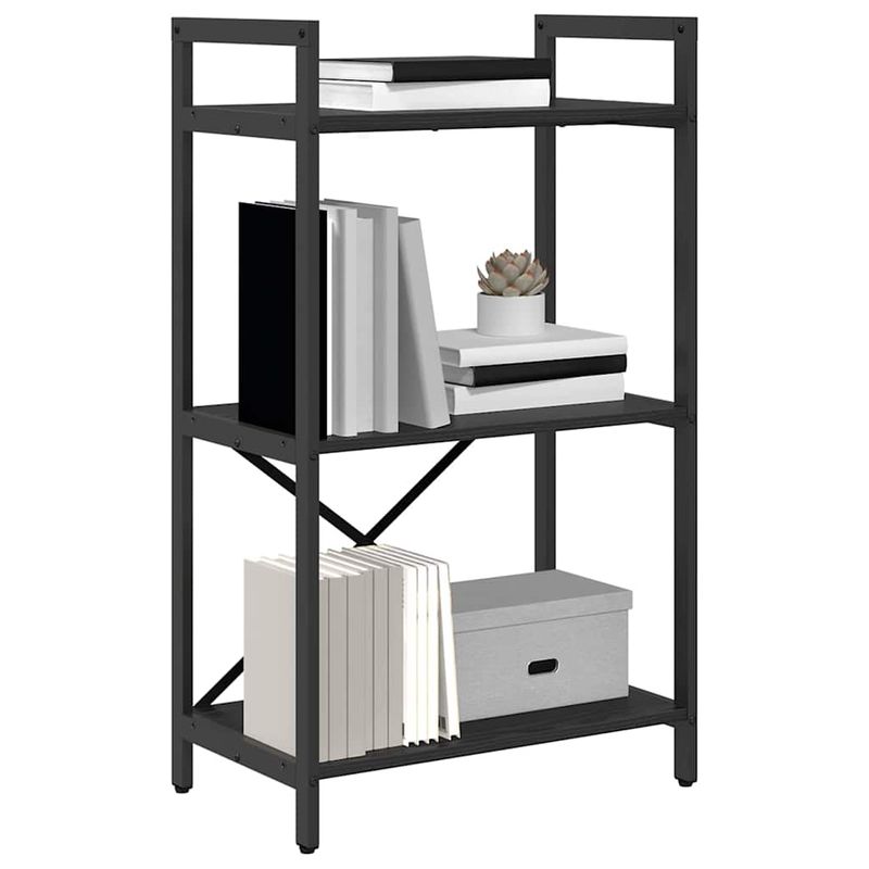 Casa si Gradina - Mobilier - Biblioteci si rafturi - Biblioteci - Raft pentru carti Stejar Negru 56 x 34 x 96 cm Lemn compozit - Infinity.ro