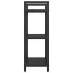 Casa si Gradina - Mobilier - Biblioteci si rafturi - Biblioteci - Raft pentru carti Stejar Negru 56 x 34 x 96 cm Lemn compozit - Infinity.ro