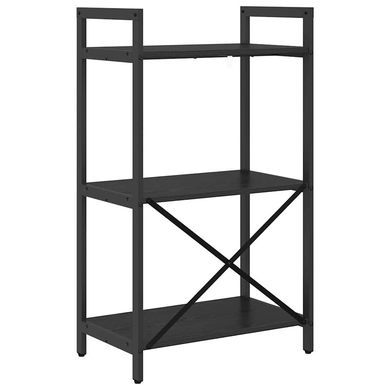 Casa si Gradina - Mobilier - Biblioteci si rafturi - Biblioteci - Raft pentru carti Stejar Negru 56 x 34 x 96 cm Lemn compozit - Infinity.ro