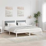 Casa si Gradina - Mobilier - Paturi si accesorii - Paturi - Cadru de pat Gri deschis 180 x 200 cm Lemn de pin masiv - Infinity.ro