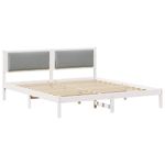 Casa si Gradina - Mobilier - Paturi si accesorii - Paturi - Cadru de pat Gri deschis 180 x 200 cm Lemn de pin masiv - Infinity.ro