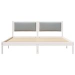 Casa si Gradina - Mobilier - Paturi si accesorii - Paturi - Cadru de pat Gri deschis 180 x 200 cm Lemn de pin masiv - Infinity.ro