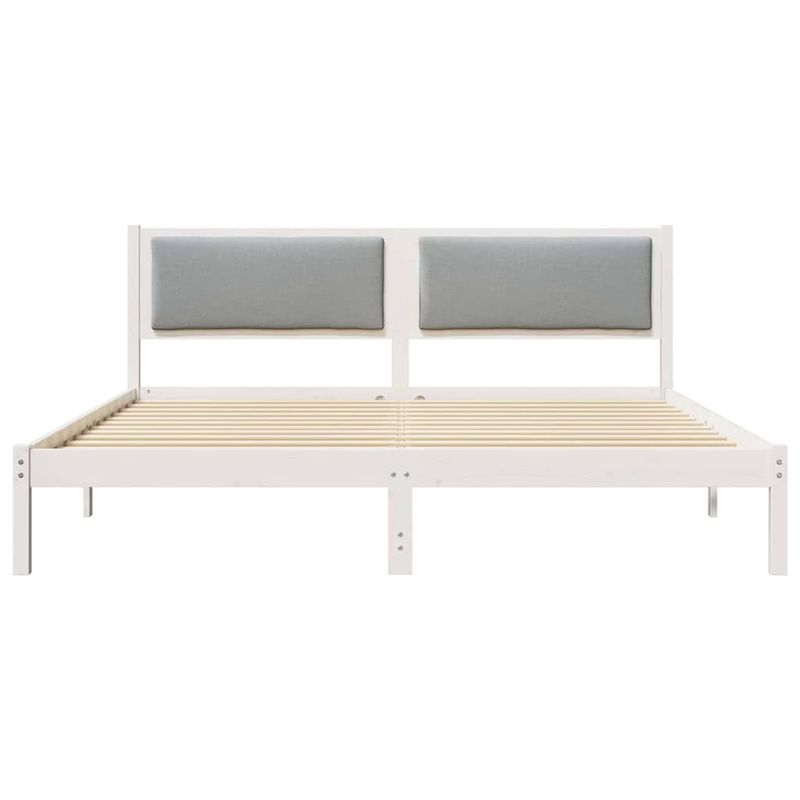 Casa si Gradina - Mobilier - Paturi si accesorii - Paturi - Cadru de pat Gri deschis 180 x 200 cm Lemn de pin masiv - Infinity.ro