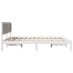 Casa si Gradina - Mobilier - Paturi si accesorii - Paturi - Cadru de pat Gri deschis 180 x 200 cm Lemn de pin masiv - Infinity.ro