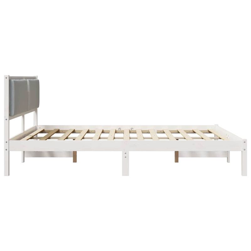 Casa si Gradina - Mobilier - Paturi si accesorii - Paturi - Cadru de pat Gri deschis 180 x 200 cm Lemn de pin masiv - Infinity.ro